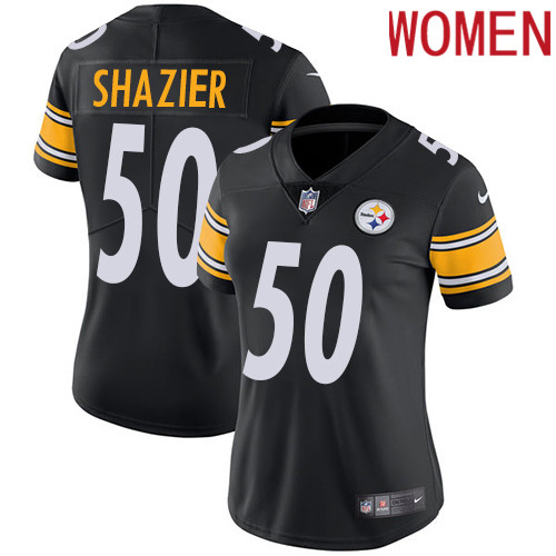 2019 Women Pittsburgh Steelers 50 Shazier black Nike Vapor Untouchable Limited NFL Jersey